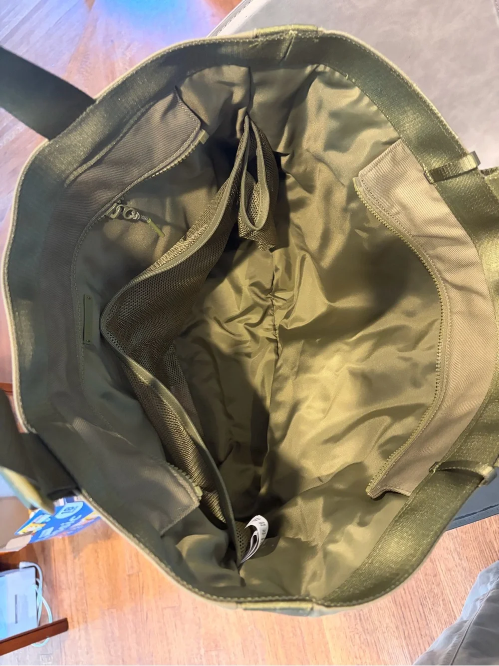 lululemon athletica Olive Green Duffel Tote